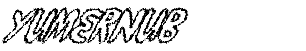 Yumernub font preview